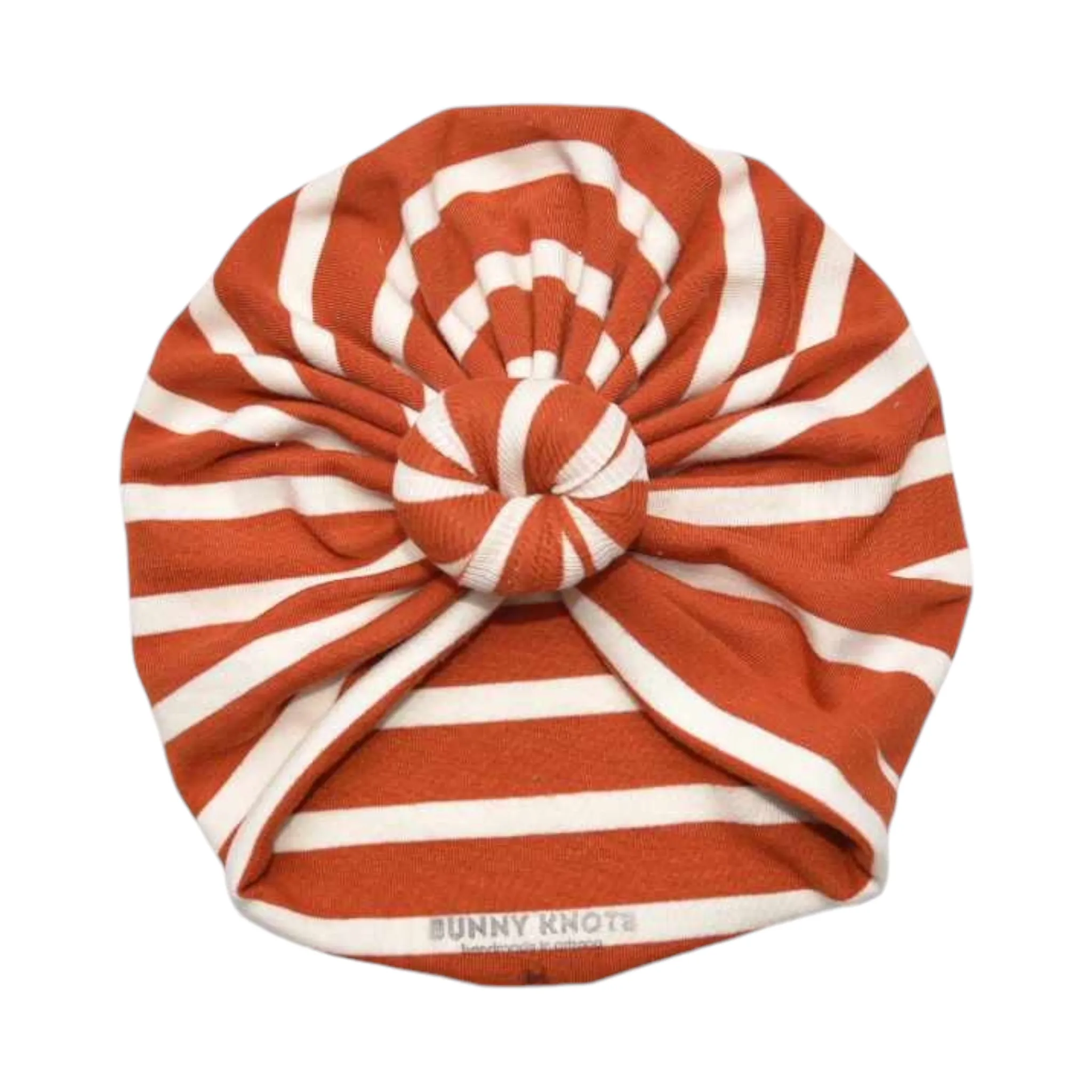 Cubbie | Copper & White Stripe | Classic Headwrap