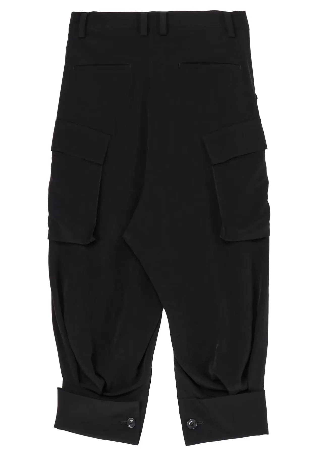 Cuffed Hem Cargo Pants