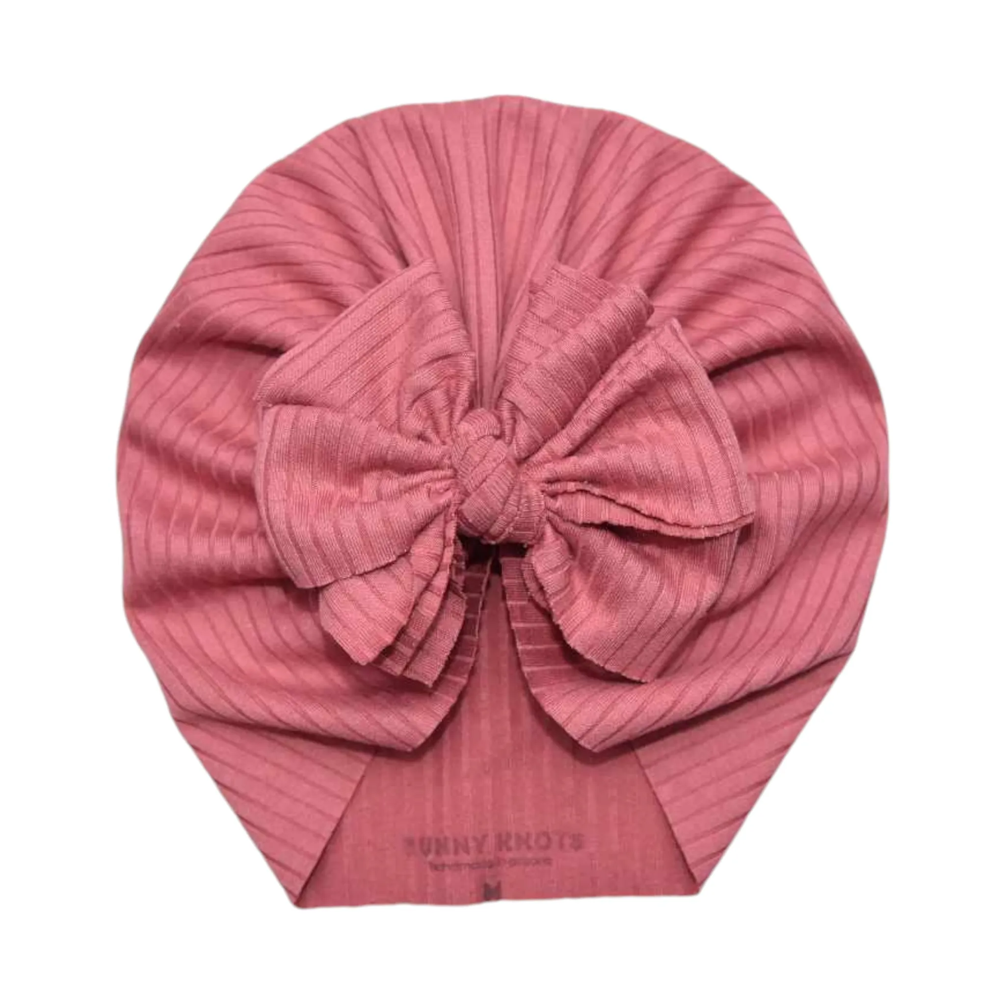 Delores | Mauve Pink | Brushed Rib Headwrap