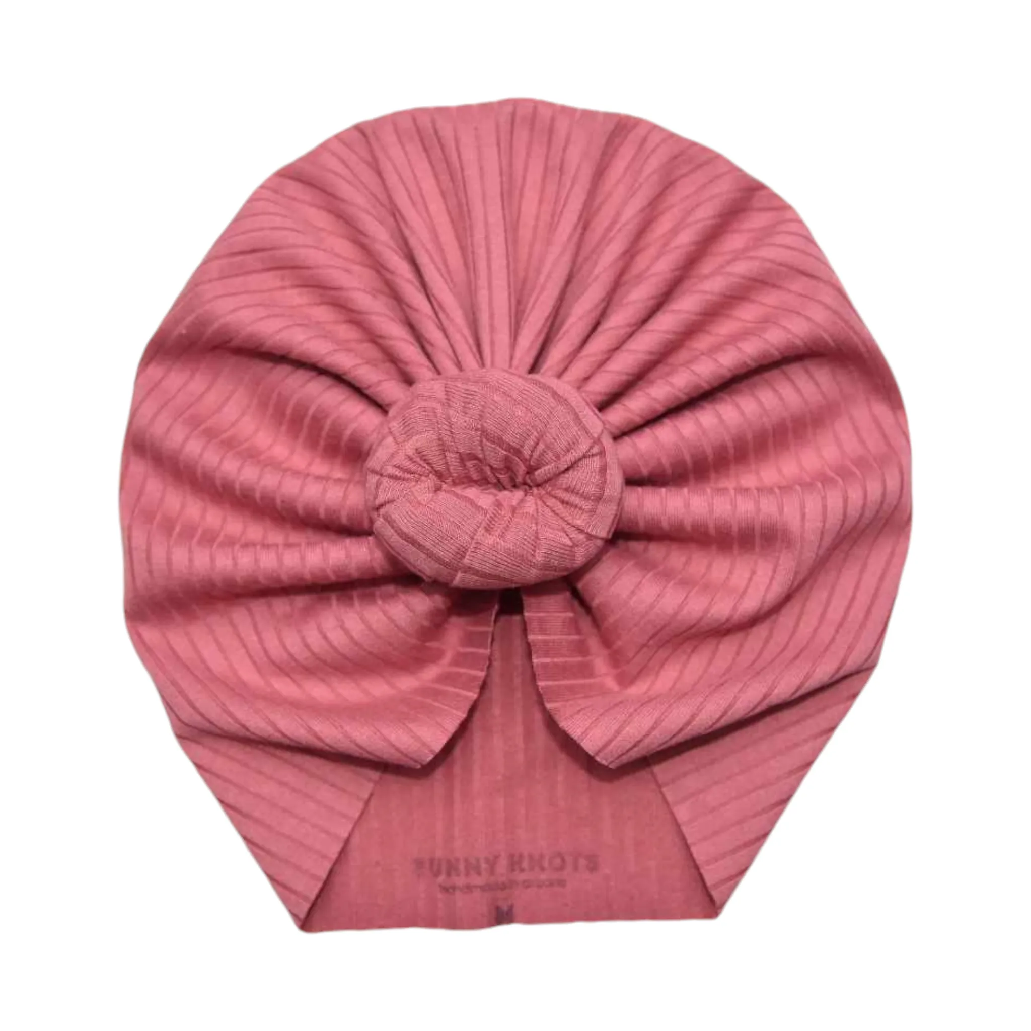 Delores | Mauve Pink | Brushed Rib Headwrap