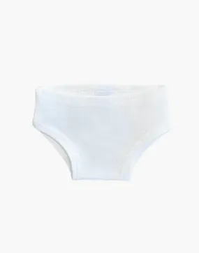 Doll Clothing - Cotton Panties - White