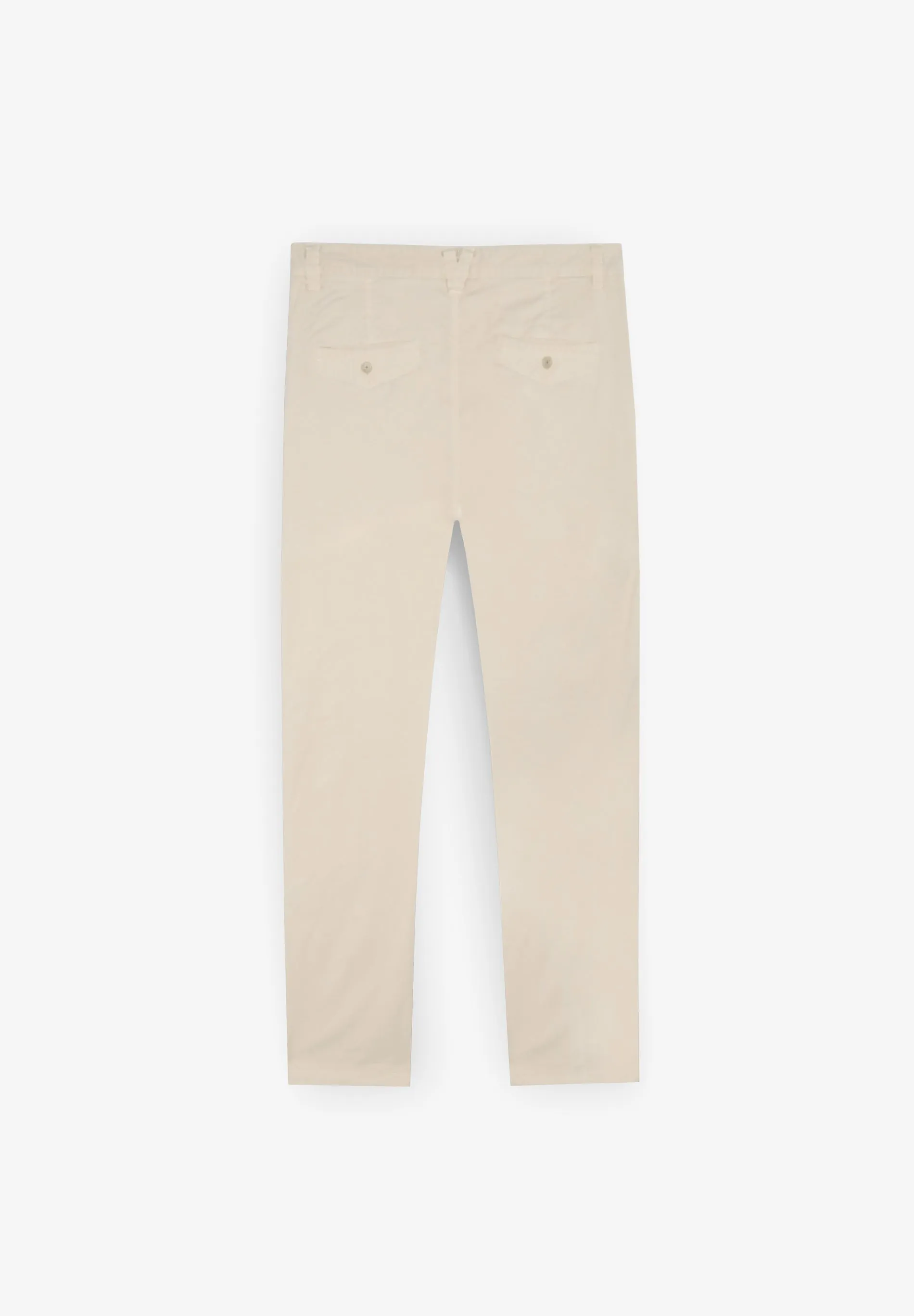 DYED COTTON CHINO TROUSERS