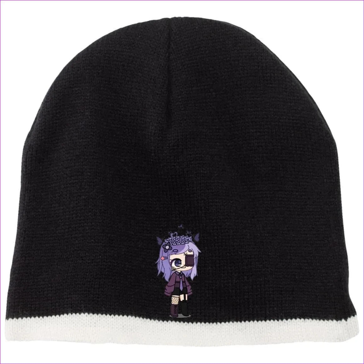 Embroidered Slouch Beanie