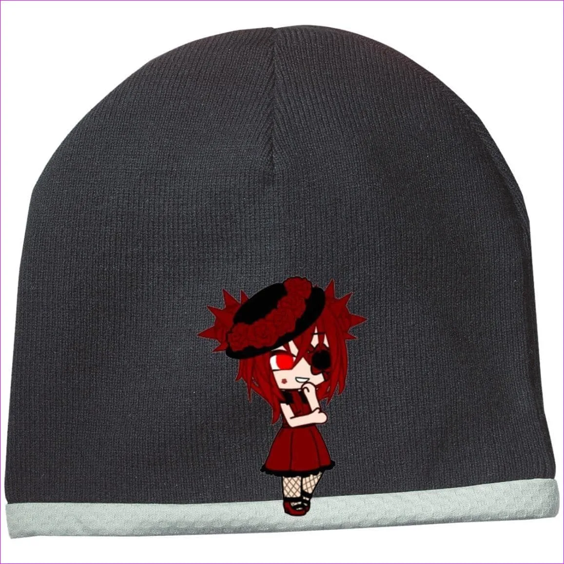 Embroidered Slouch Beanie