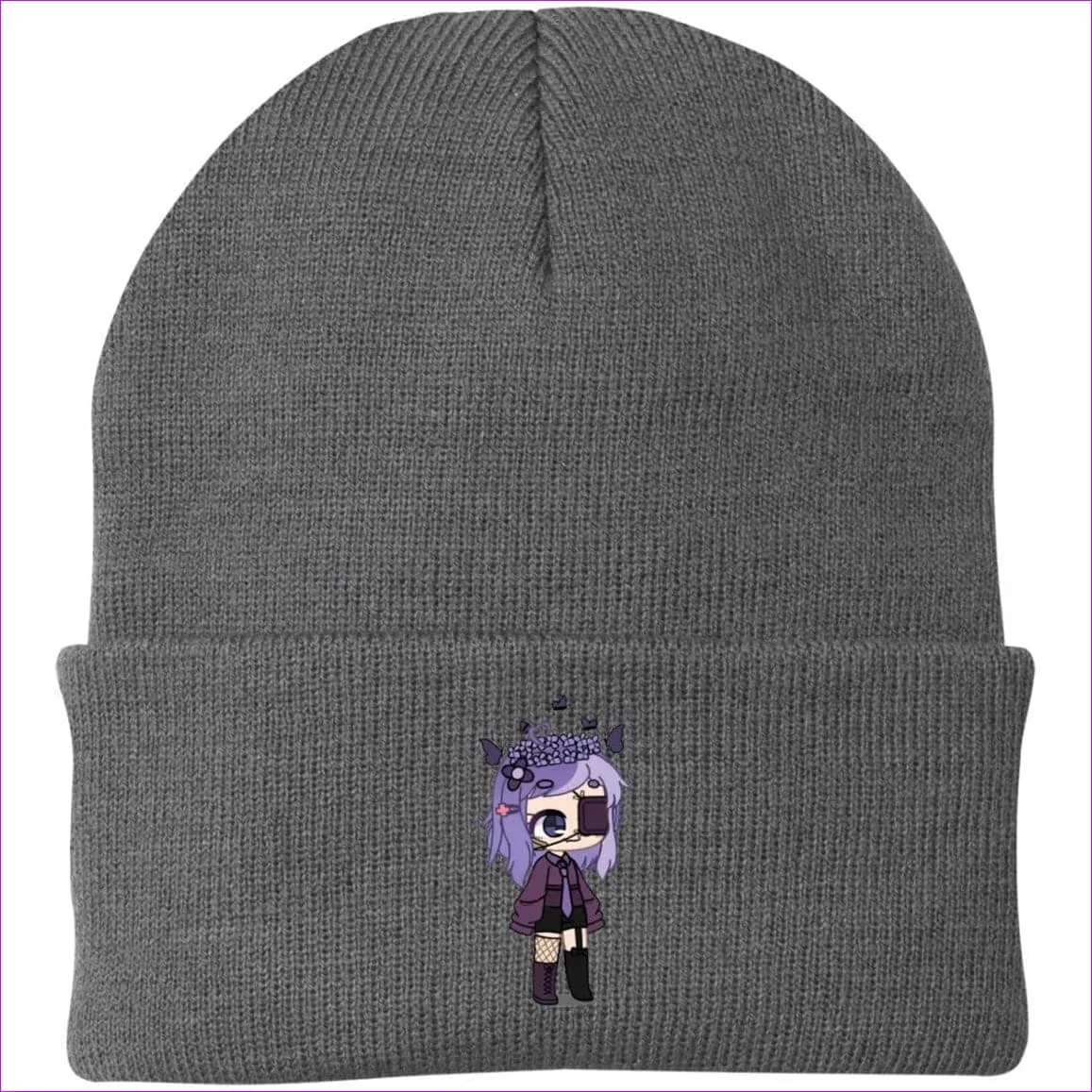 Embroidered Slouch Beanie