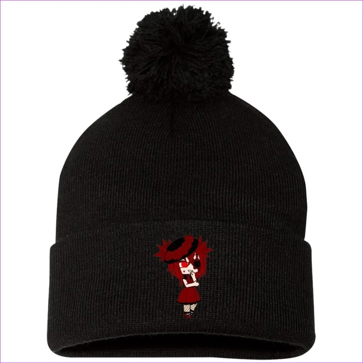 Embroidered Slouch Beanie