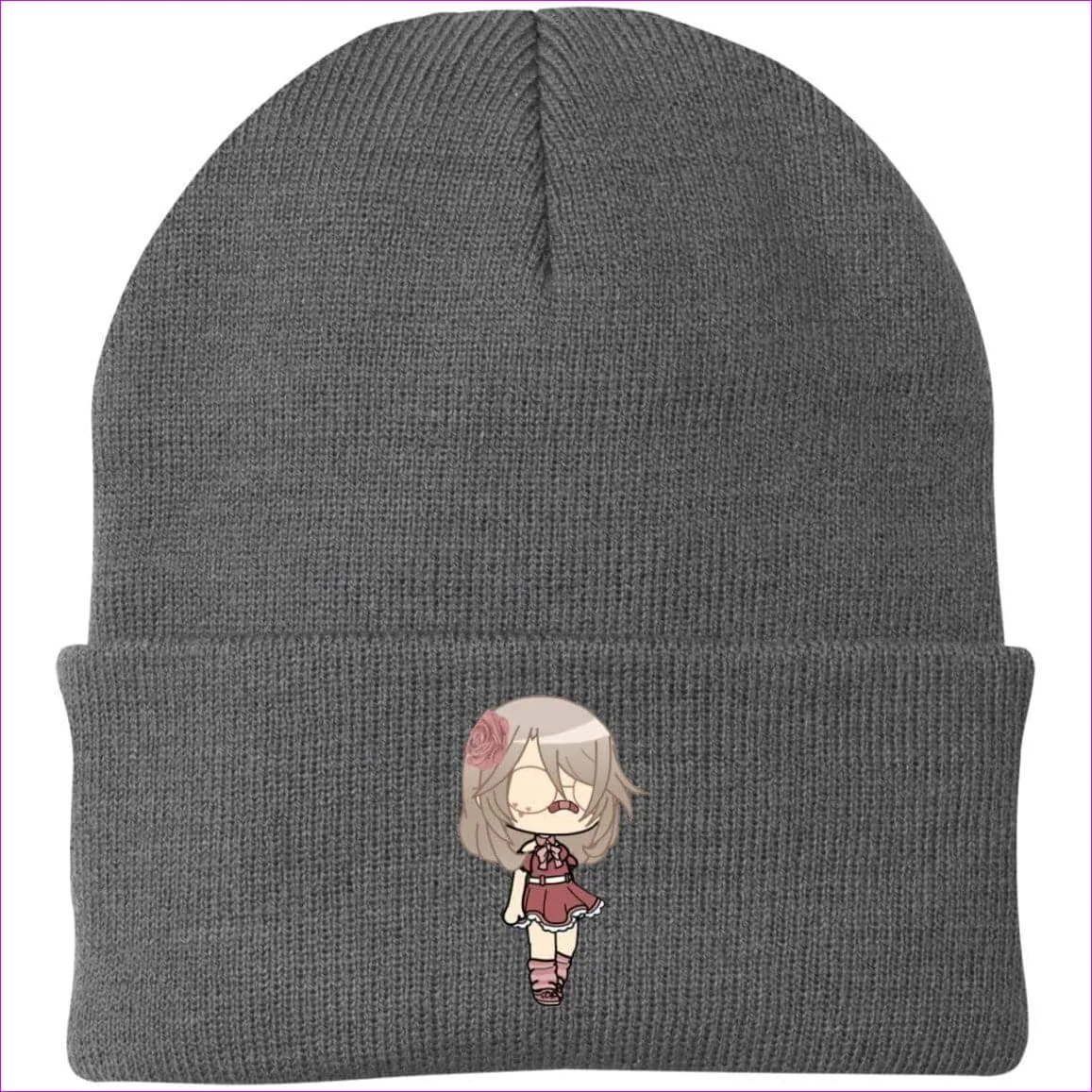 Embroidered Slouch Beanie