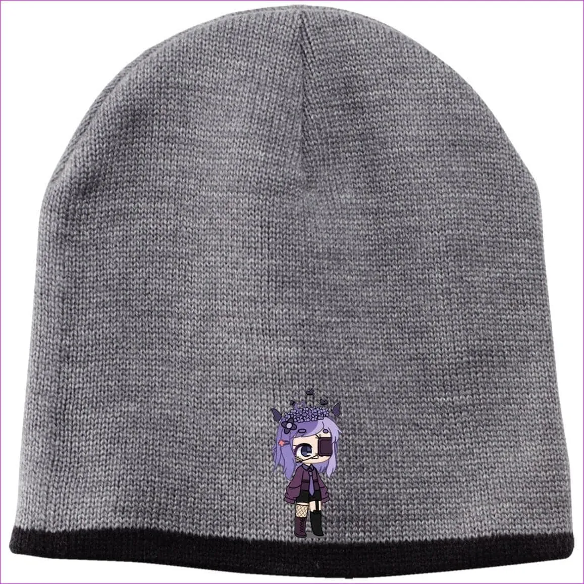 Embroidered Slouch Beanie