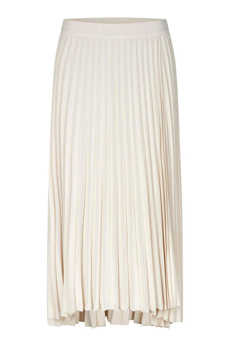 Esta Pleated Skirt in Pumice Stone