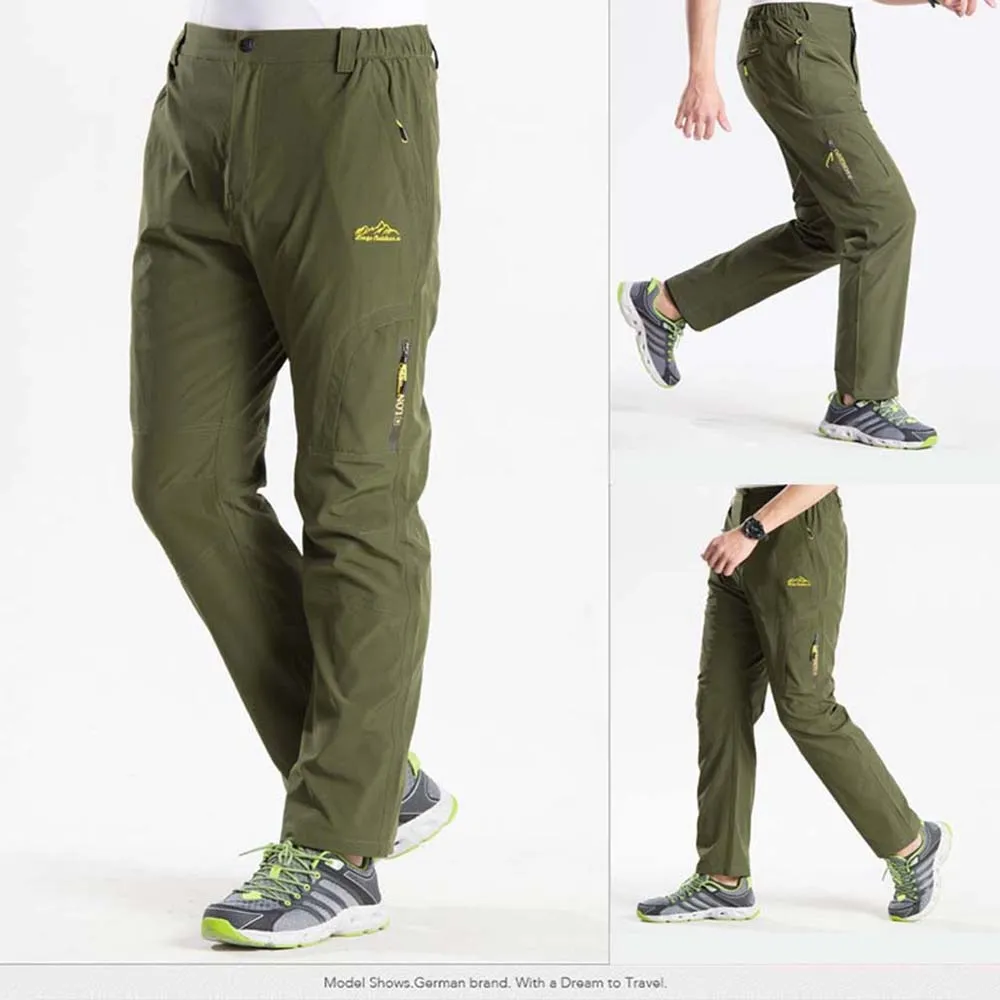 FALIZA Stretchable Hiking Cargo Pants For Men Quick Dry Outdoor Hiking & Trekking Trousers