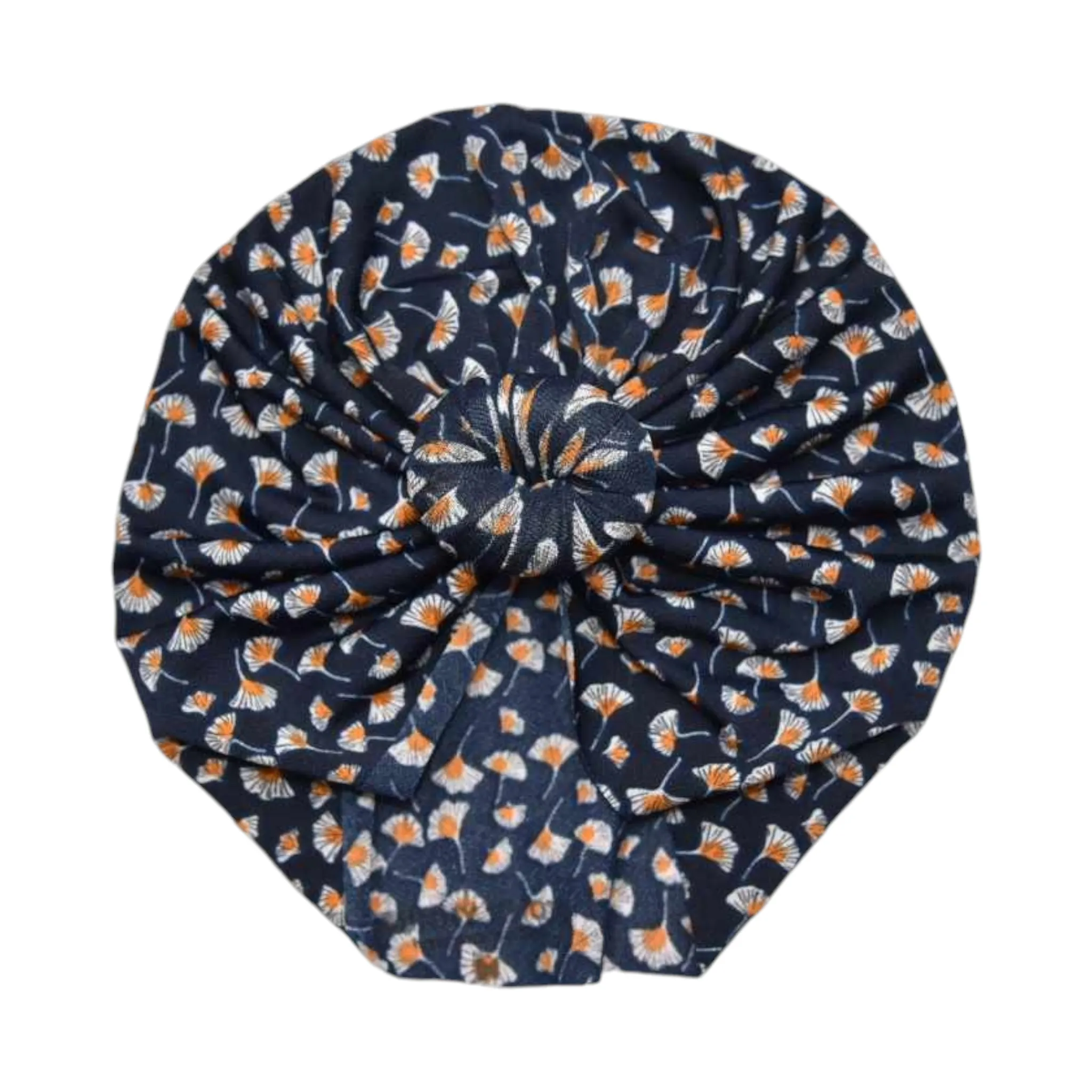 Gerta | Navy Vintage Poppy | Classic Headwrap