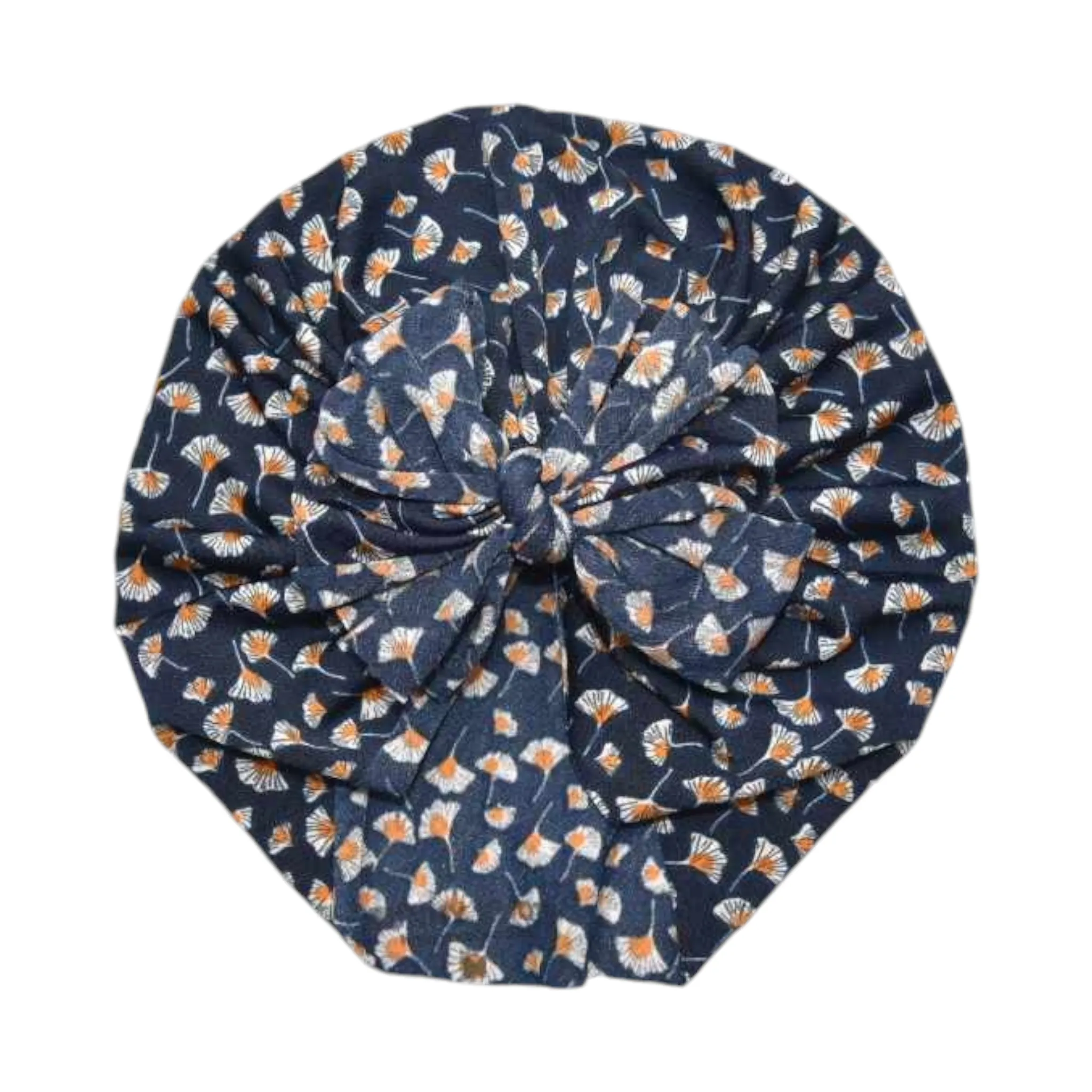 Gerta | Navy Vintage Poppy | Classic Headwrap