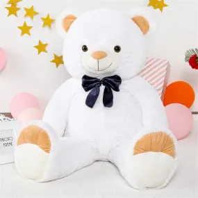 Giant Teddy Bear Stuffed Toy, White, 42 Inches