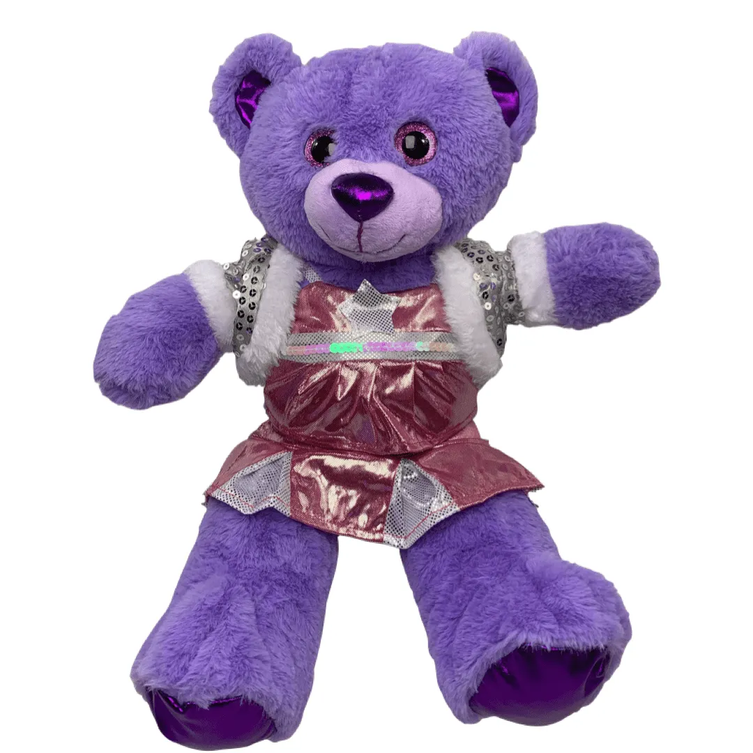 Glamour Dance Purple Bear Gift Set