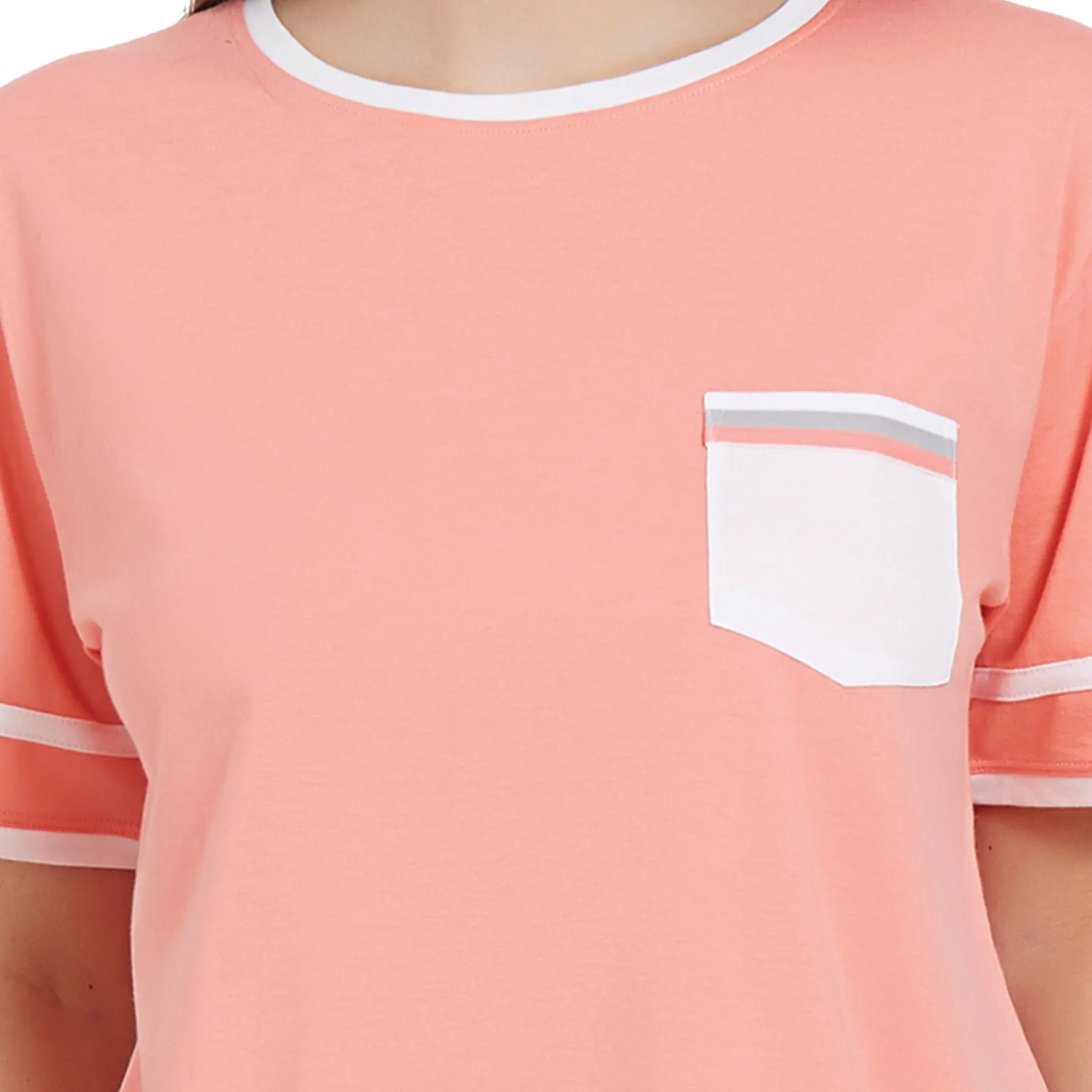 Half Sleeve Top with Pocket-NT-90