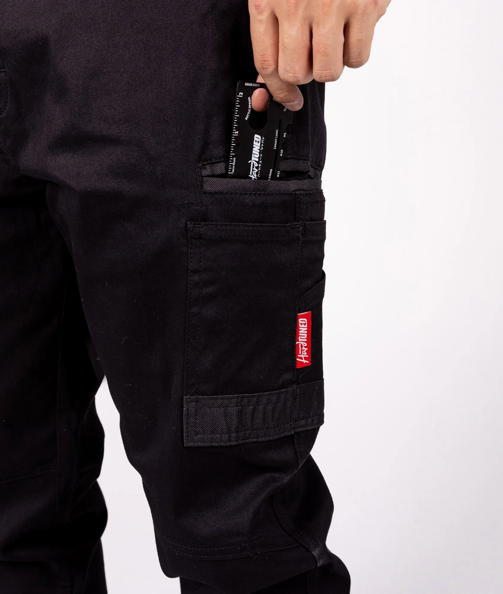 HardTuned Pitstop Cargo Pants - Black