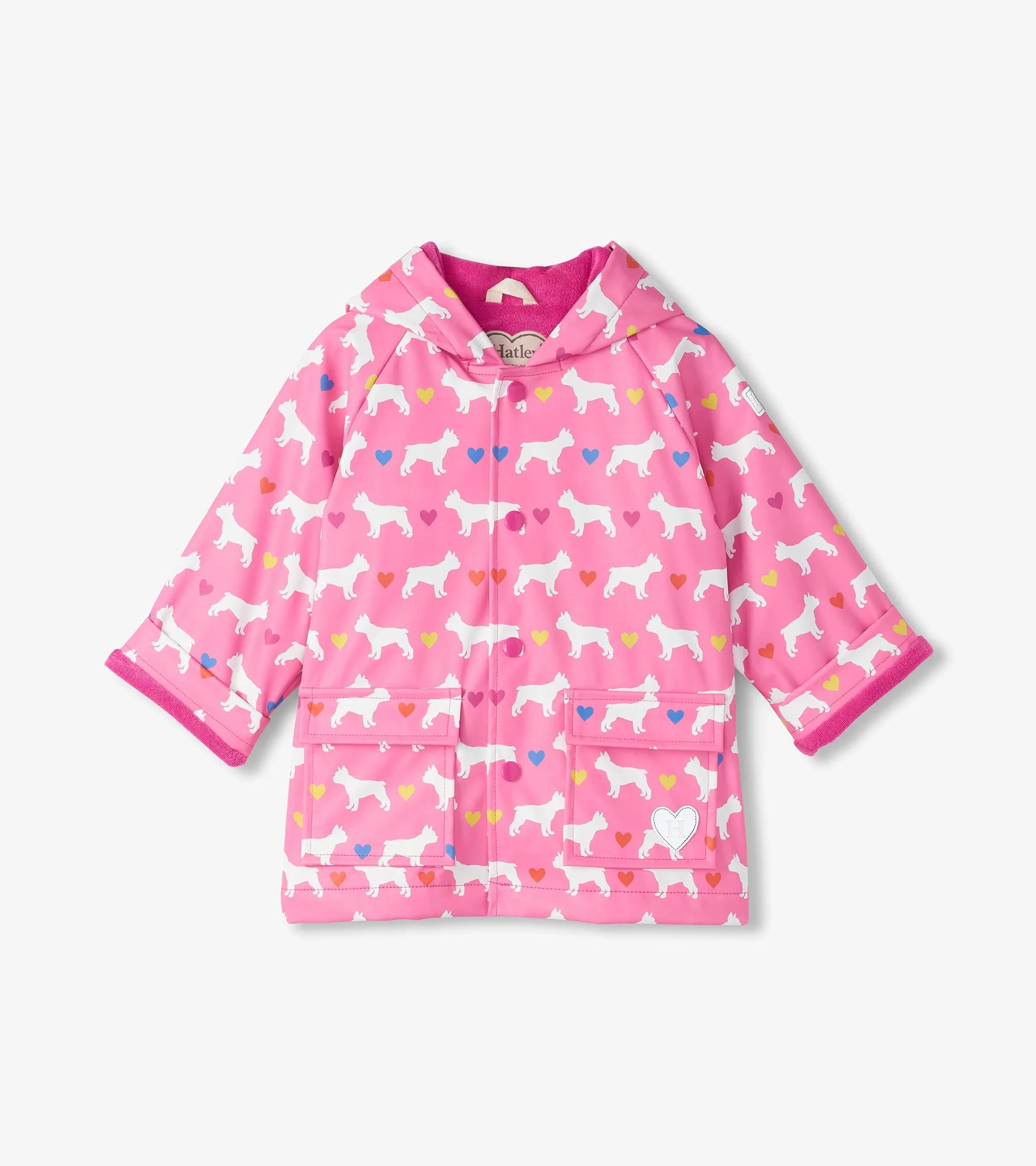 Hatley French Bulldogs Preschool Raincoat