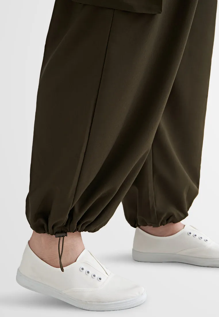 Heidi Adjustable Ankle Cargo Parachute Pants