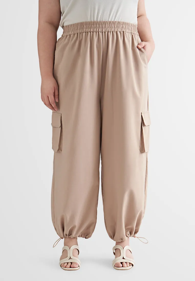 Heidi Adjustable Ankle Cargo Parachute Pants