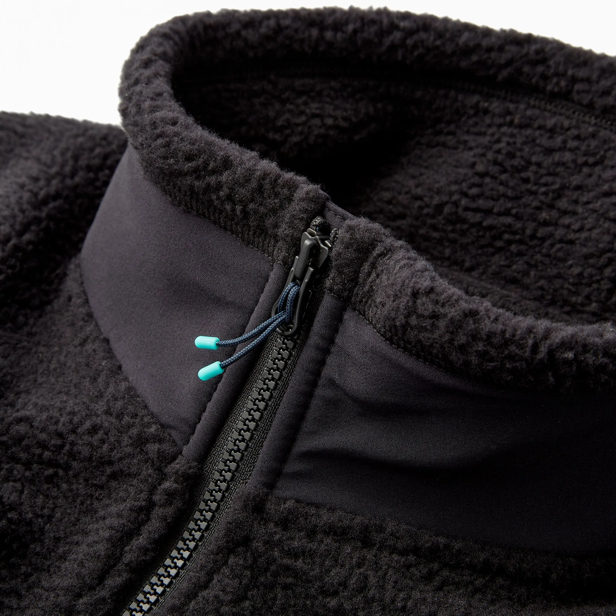 High Pile Sherpa Jacket in Black