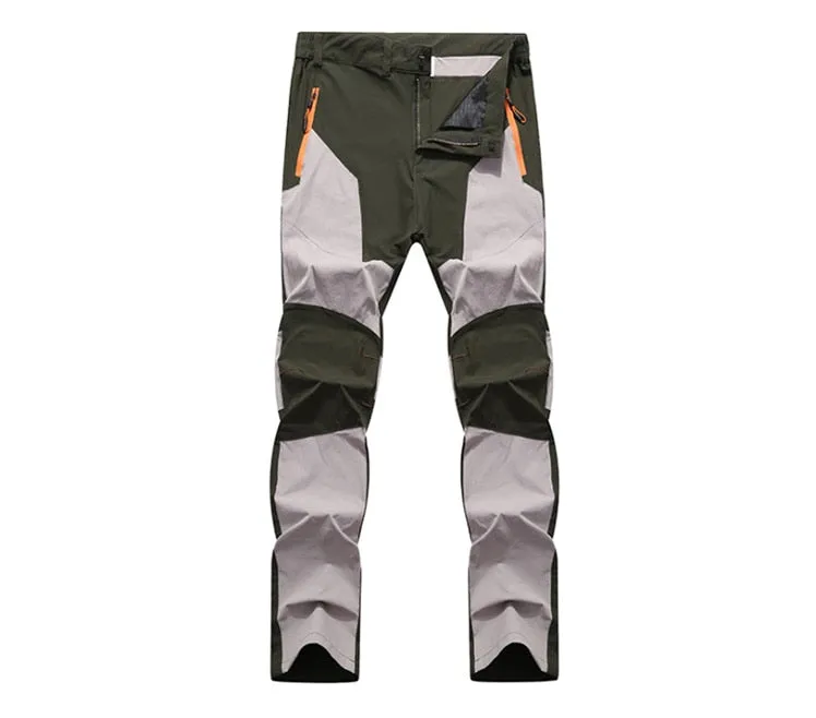 Hiking Pants Wear-resistant and Water Splash Prevention Quick Dry UV Proof Elastic hiking trausers