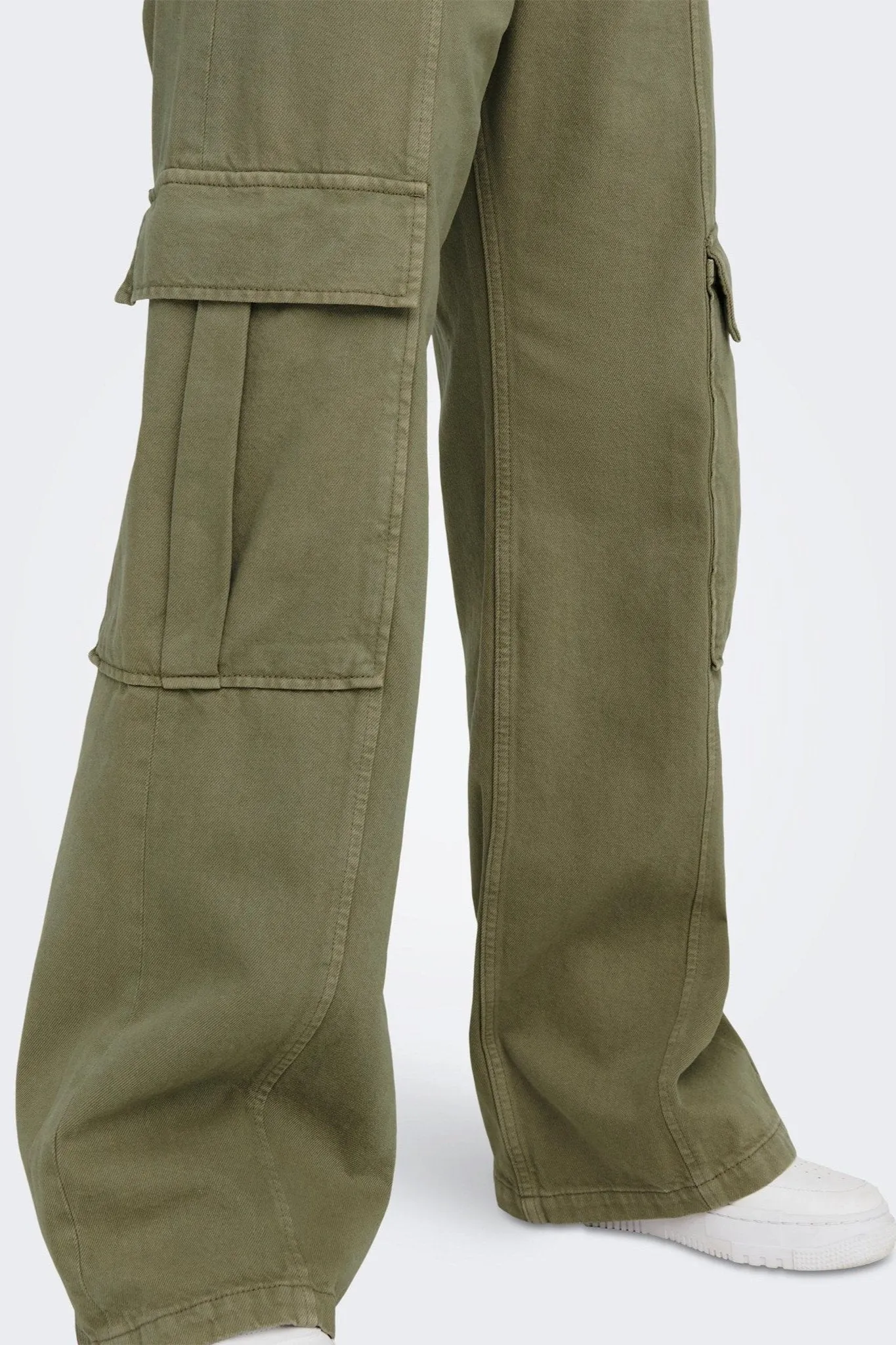 Hope High Waist Cargo Pants - Aloe