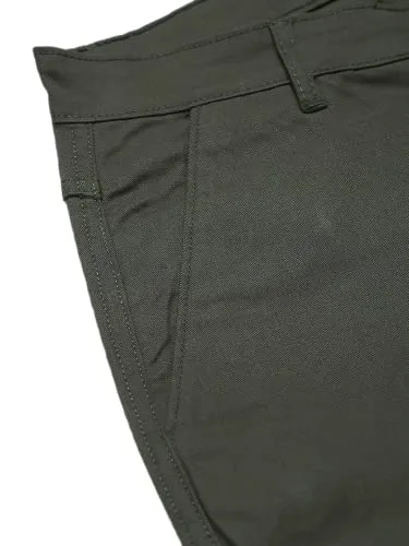 Hubberholme Men's Casual Trousers (HH-8004-38, Green, 38)