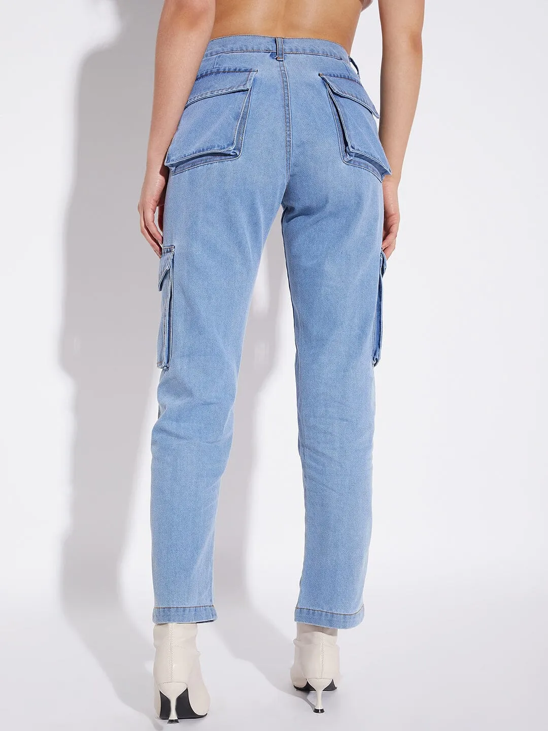 Ice Washed Unisex Carpenter Denim