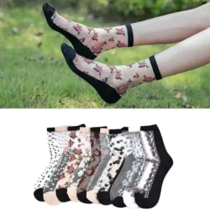 Invisible Floral Socks