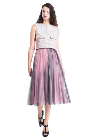 Jayden II Gradation Tulle Pleated Skirt