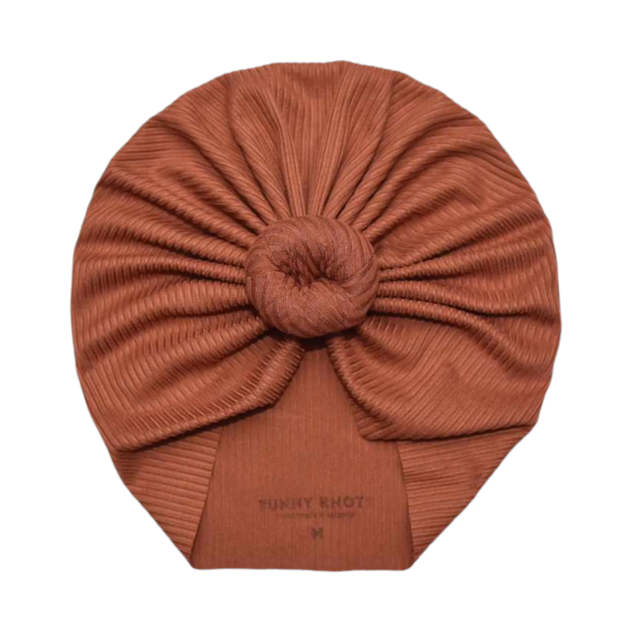 Juni | Warm Cognac | Brushed Rib Headwrap