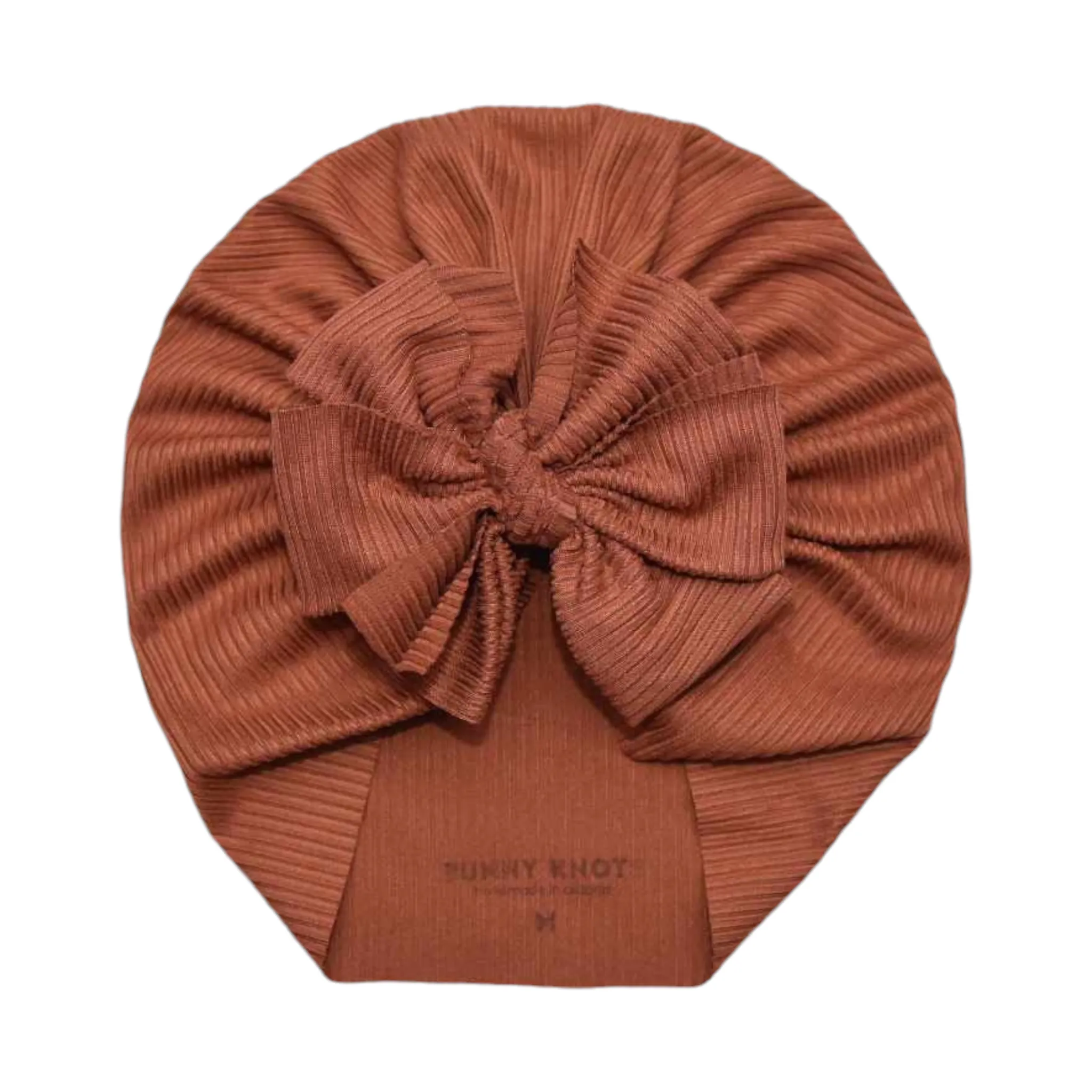 Juni | Warm Cognac | Brushed Rib Headwrap