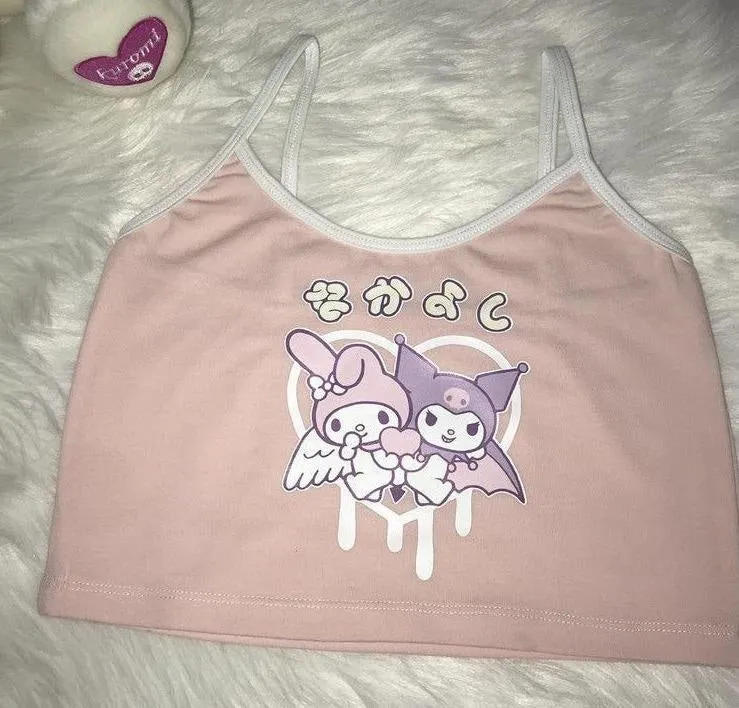 Kawaii Friends Crop Top