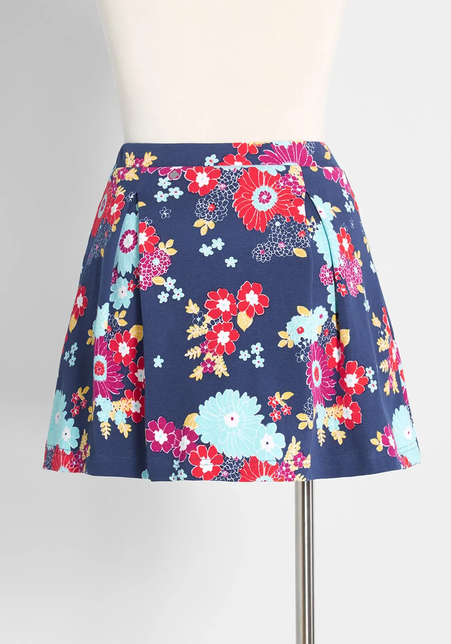 Keeping Score Pleated Skort