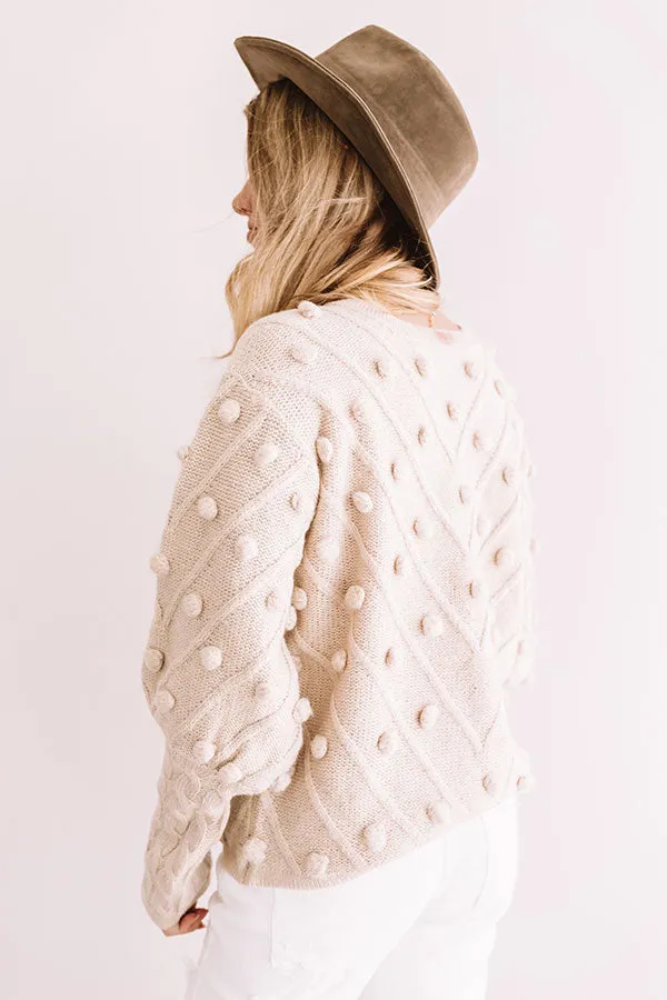 Lifestyles Of The Chic And Cozy Pom Pom Sweater