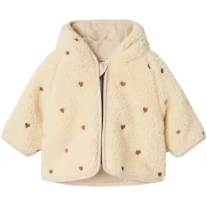 Lil'Atelier Sandshell Nalo Loose Sherpa Jacket