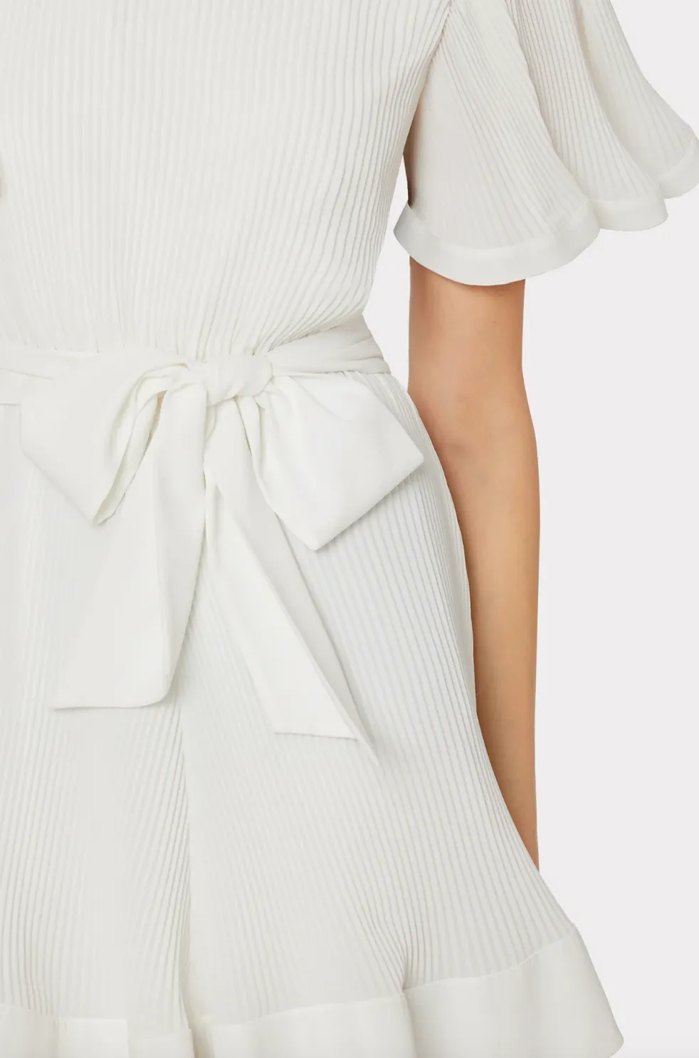 Lumi Pleated Dress - White