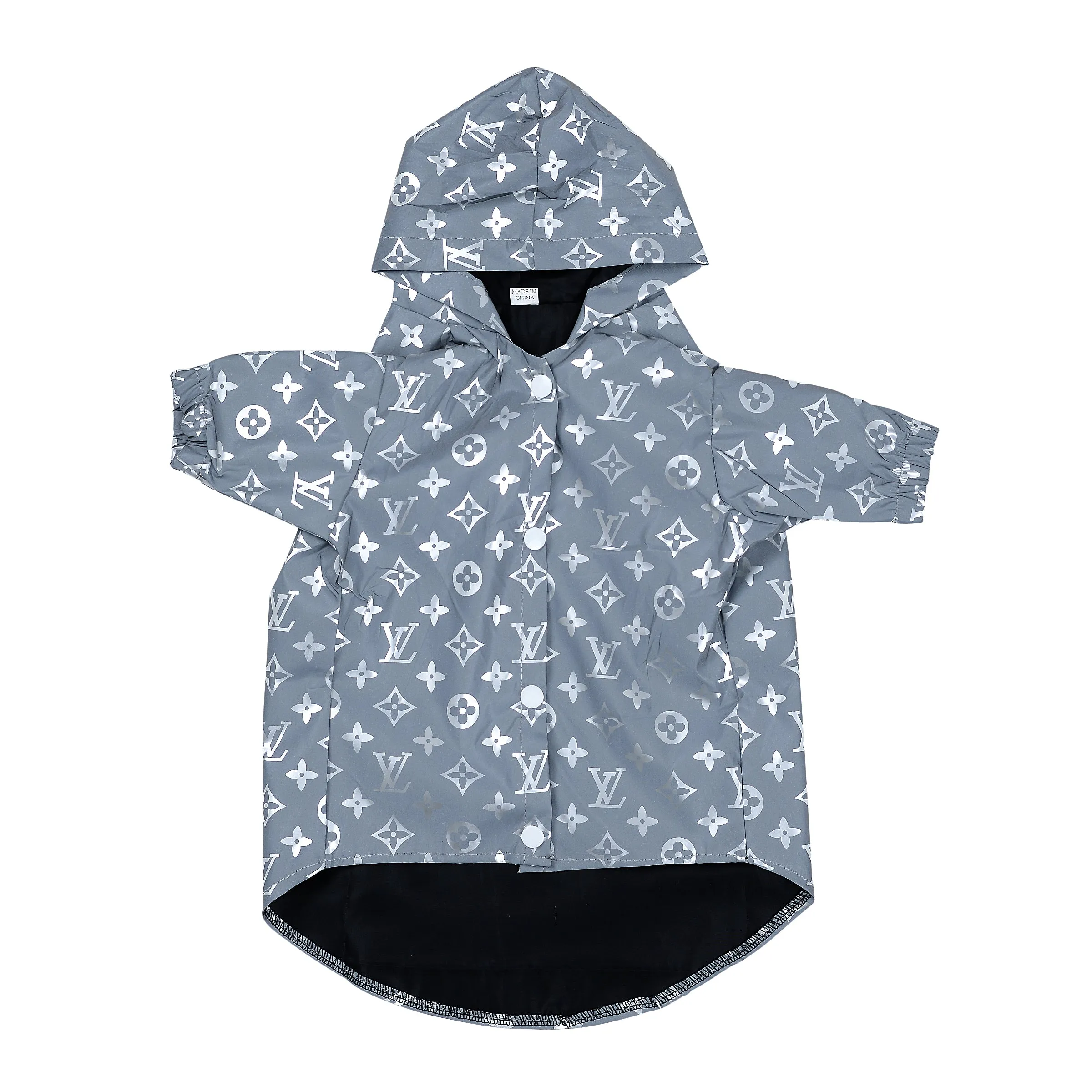 Luxury Monogram Reflective Dog Raincoat - In store NOW