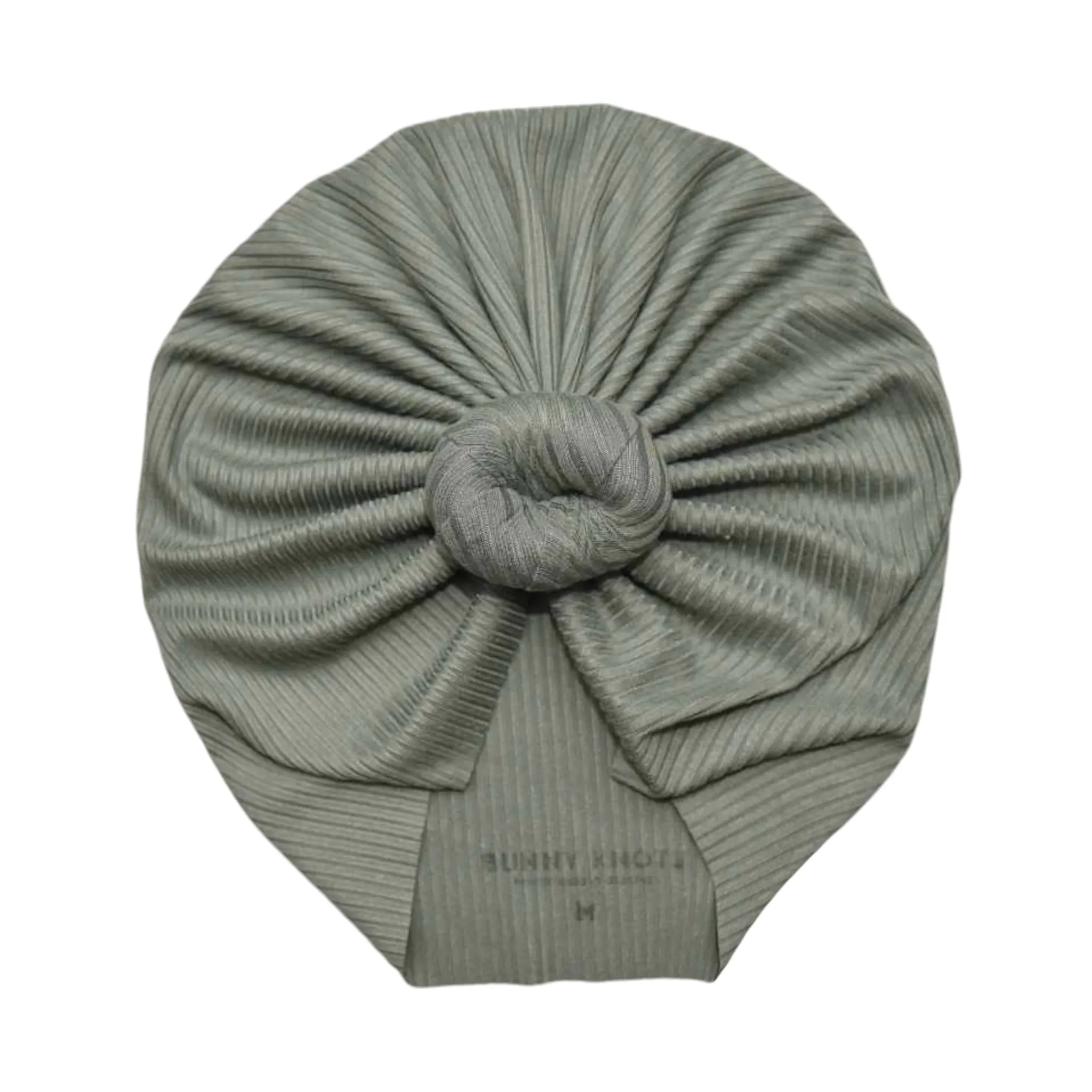 Mackleigh | Sage Grey | Brushed Rib Headwrap