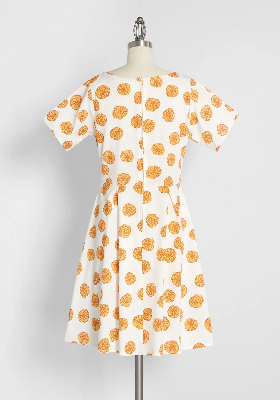 Marigolds and Merriment Dress