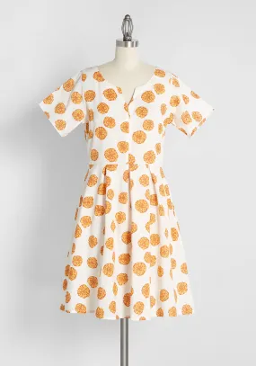 Marigolds and Merriment Dress