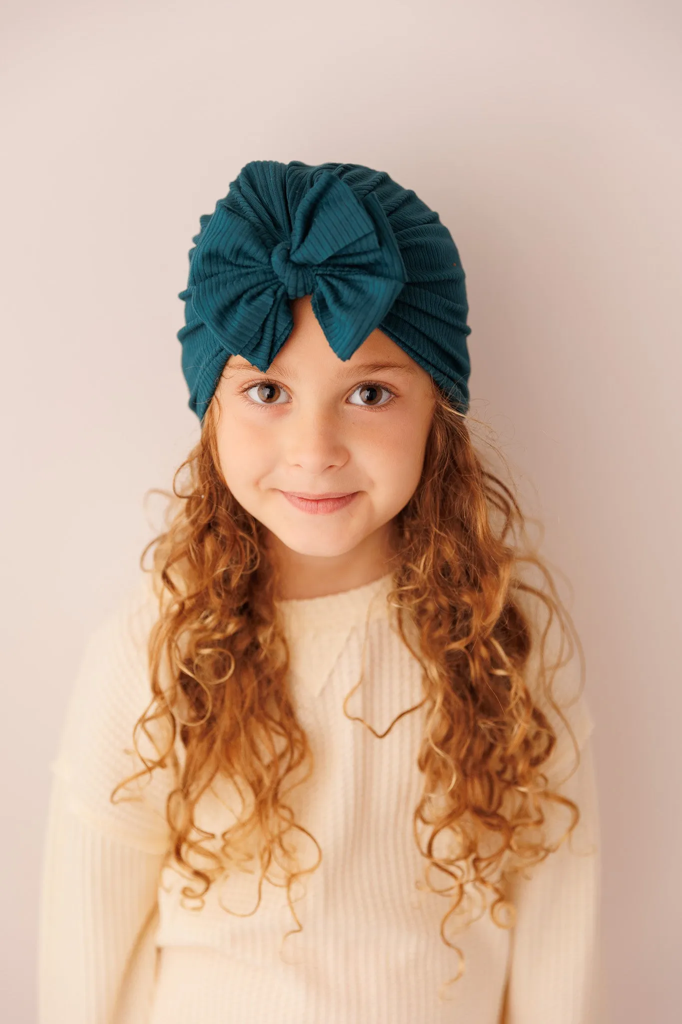 Marleigh | Victorian Teal | Brushed Rib Headwrap