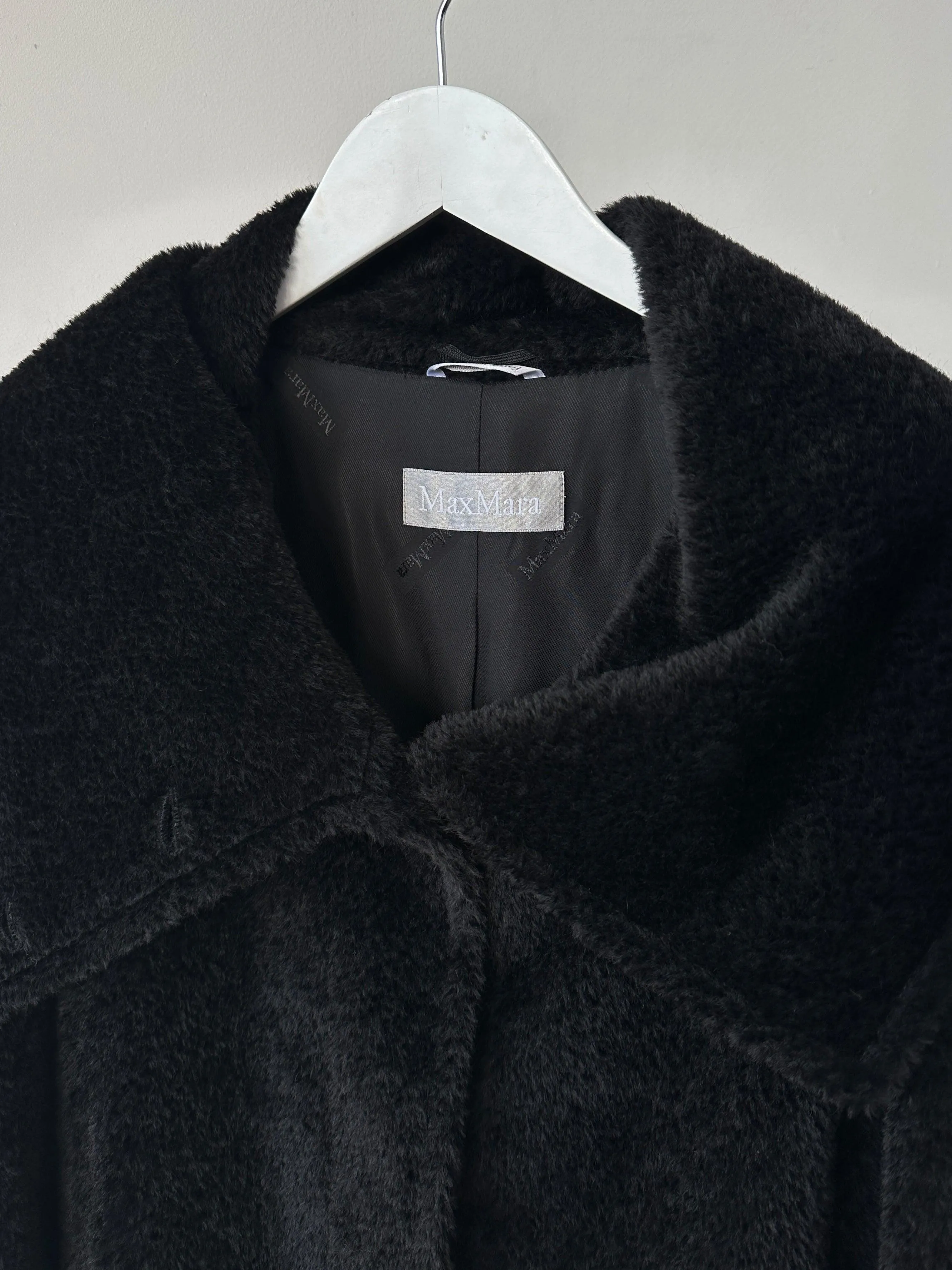 Max Mara Alpaca Virgin Wool Teddy Coat - M/L