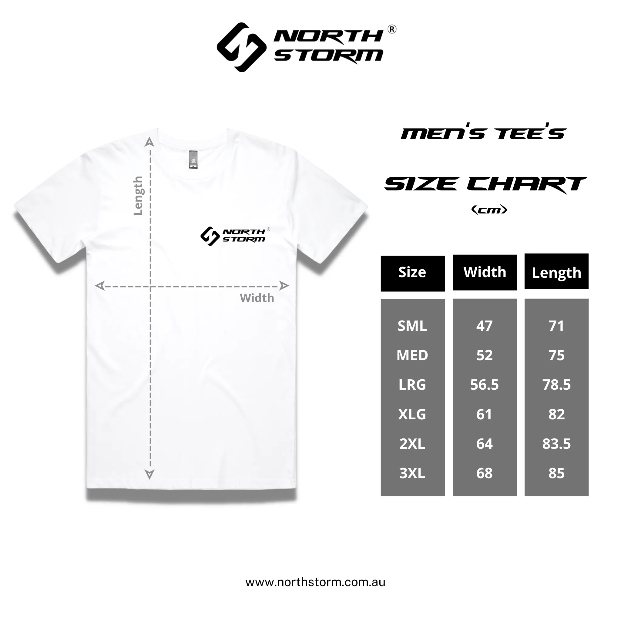 Men's North Storm® Fresh White Tee