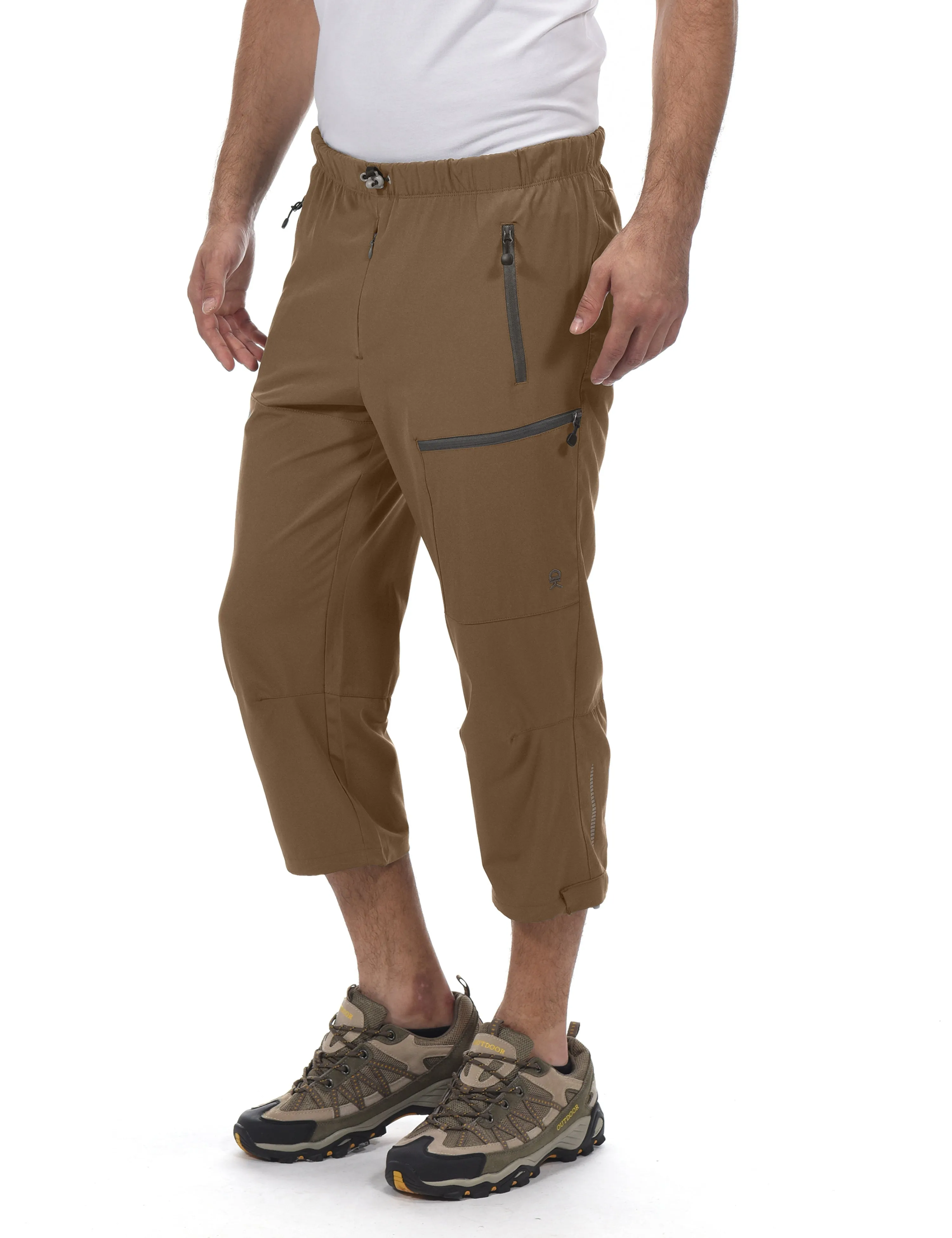 Men's Quick Dry 3/4 Capri Lightweight Hiking Pants