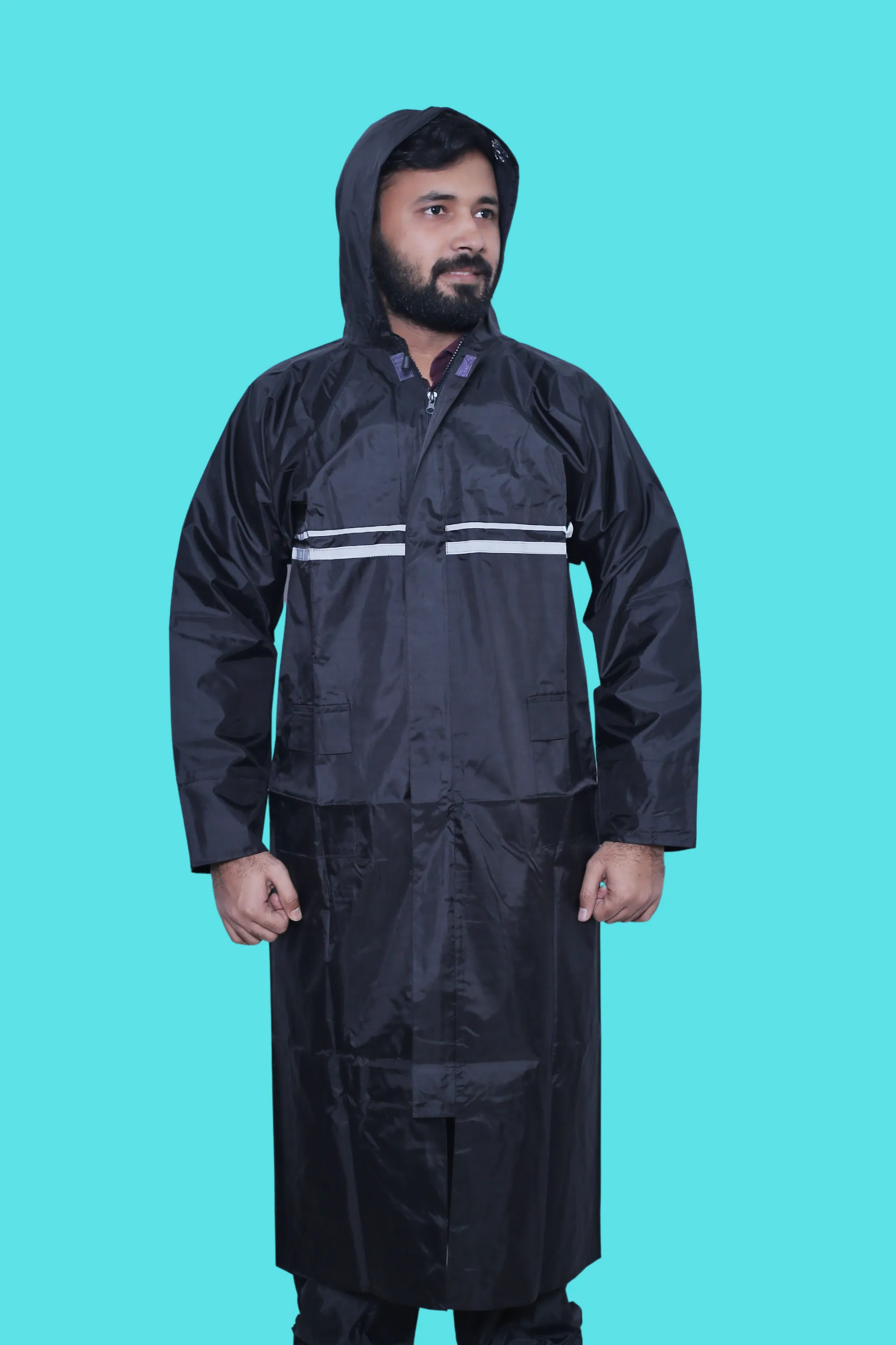 MM TEX Heavy PVC One Side woman's Raincoat