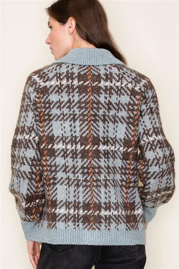 Morgan Printed Sweater Jacket