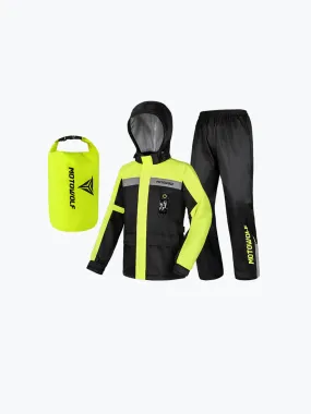 Motowolf Raincoat Yellow 0402