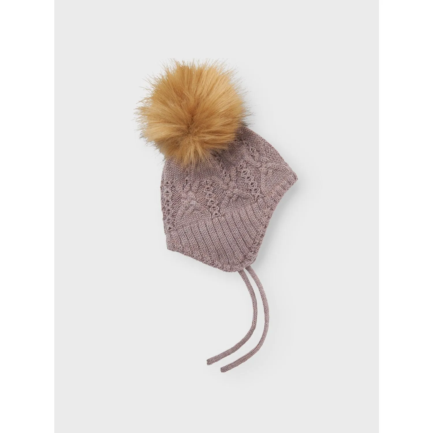 Name It Purple Dove Wrilla Wool Knit Hat