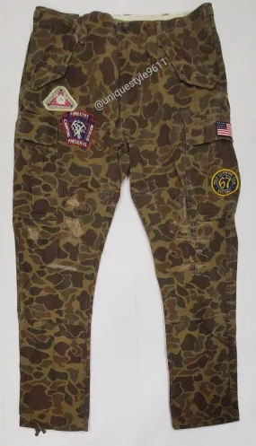 Nwt Polo Ralph Lauren Camo Patches Slim Fit Cargo Pants